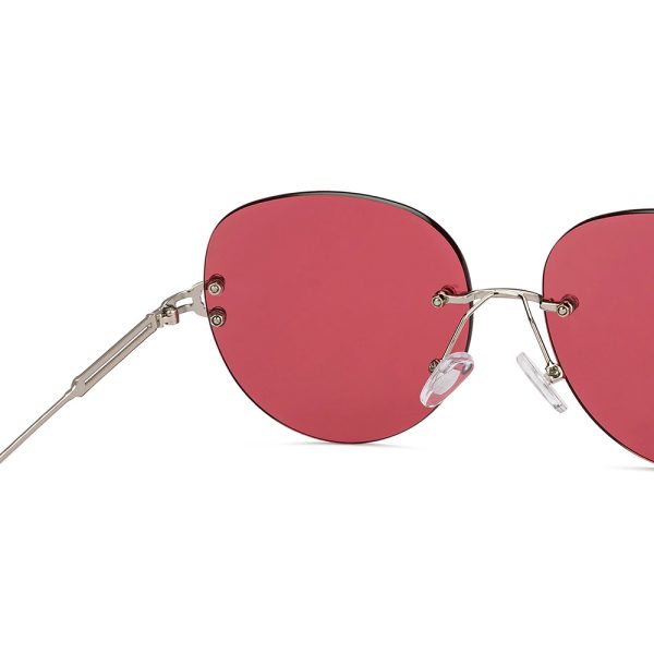 Protection Full Frame Pink Sunglasses - Image 4