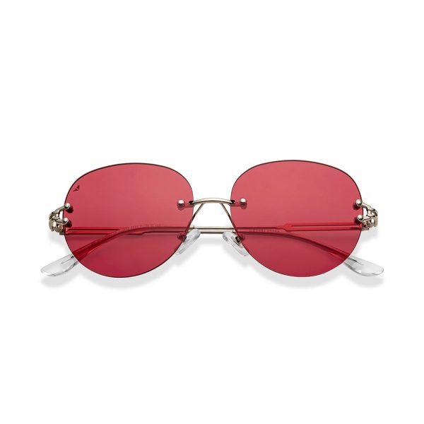 Protection Full Frame Pink Sunglasses - Image 3